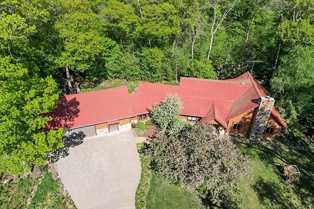 28656 195th Ave, Avon, MN 56310 - view from above of property with a forest