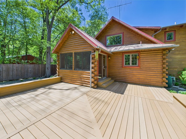 28656 195th Ave, Avon, MN 56310 - deck featuring fence
