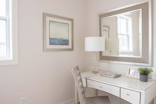 10451 Blackmoor Rd, Woodbury, MN 55129 - office area featuring baseboards