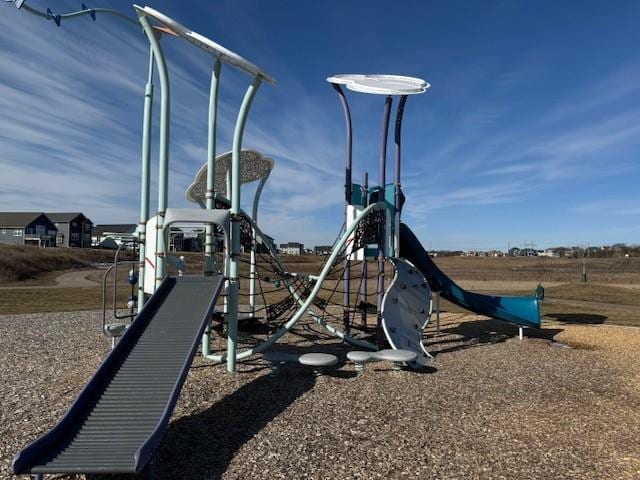 view of jungle gym