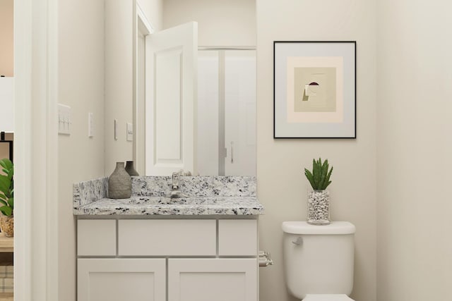 332 Redwood St N, Cambridge, MN 55008 - bathroom with toilet and vanity