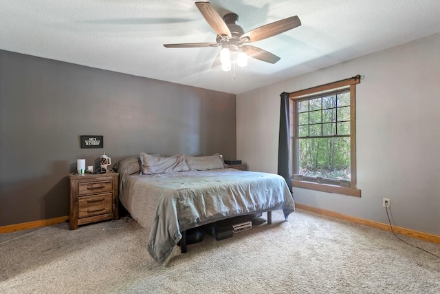 28667 Quarry St, Brook Park, MN 55007 - bedroom with carpet floors, baseboards, and ceiling fan