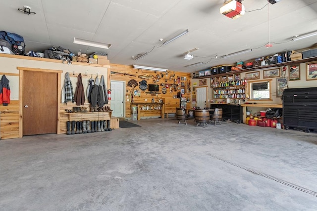 28667 Quarry St, Brook Park, MN 55007 - garage featuring a workshop area and a garage door opener