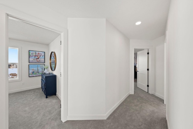4181 Arbor Dr, Woodbury, MN 55129 - hallway with carpet floors, recessed lighting, and baseboards