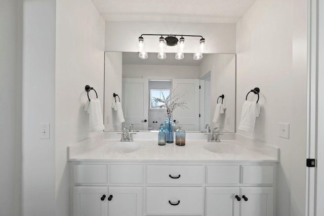4181 Arbor Dr, Woodbury, MN 55129 - bathroom with double vanity and a sink