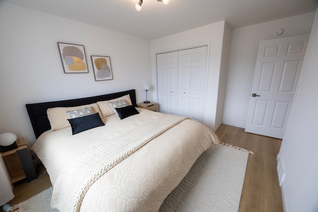 4964 Big Goose Ln S, Fargo, ND 58104 - bedroom featuring a closet and wood finished floors
