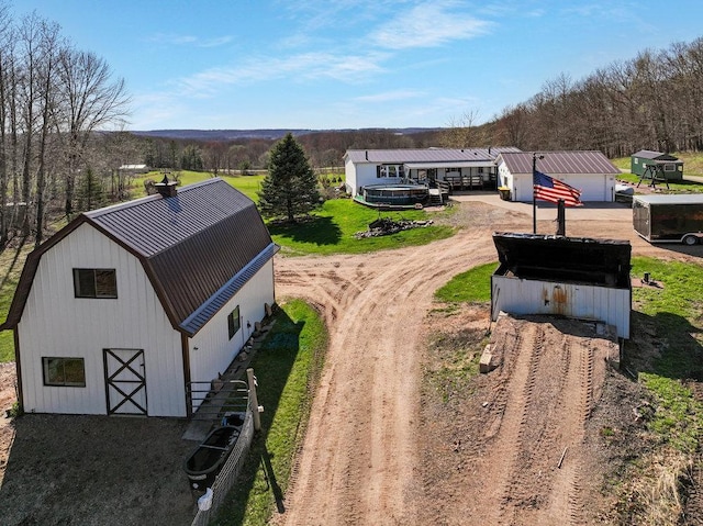 drone / aerial view