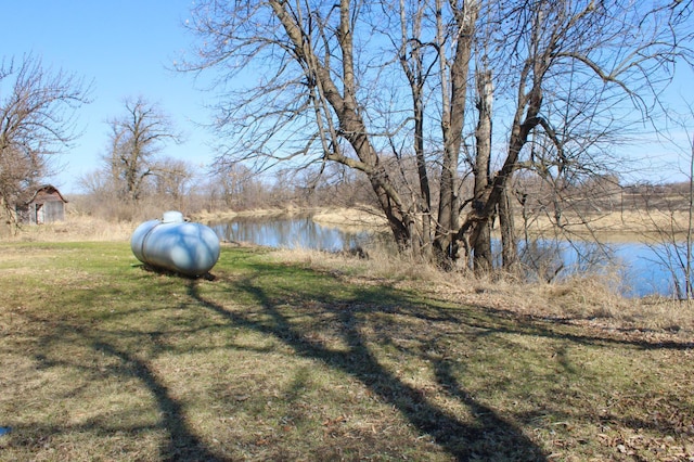 view of water feature