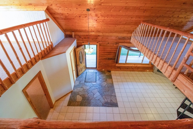 interior space featuring stairs