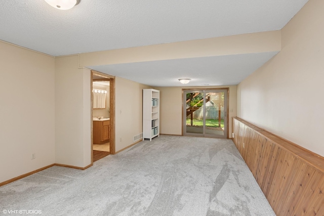 17150 Grenadier Ave, Lakeville, MN 55044 - unfurnished room with carpet floors, wainscoting, and wood walls