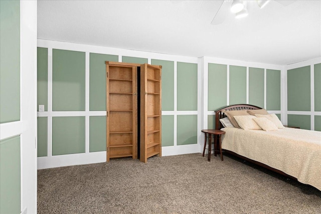 2222 White Oak Ct, Hudson, WI 54016 - bedroom featuring carpet and a ceiling fan