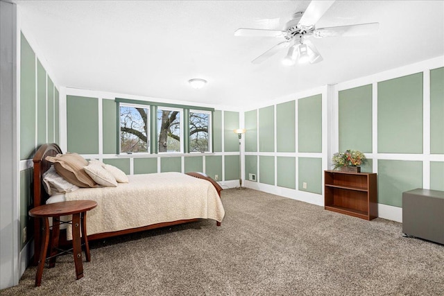 2222 White Oak Ct, Hudson, WI 54016 - bedroom featuring carpet floors and a ceiling fan