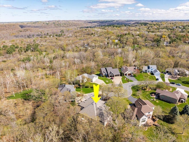 2222 White Oak Ct, Hudson, WI 54016 - view of property location with nearby suburban area and a heavily wooded area