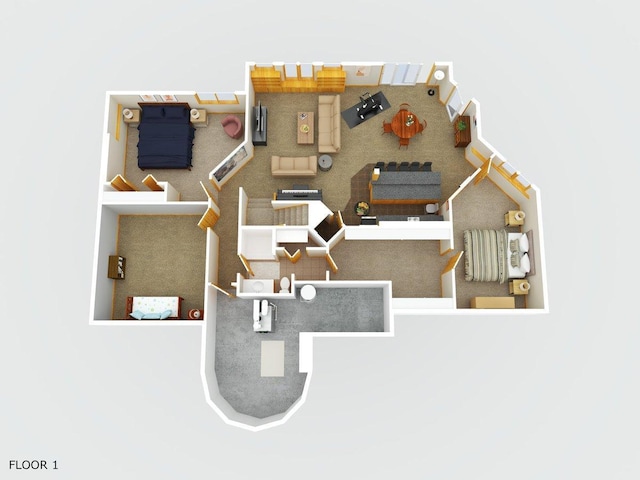 2222 White Oak Ct, Hudson, WI 54016 - view of room layout