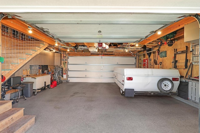 2102 Pinehurst Ave, Saint Paul, MN 55116 - garage featuring a workshop area