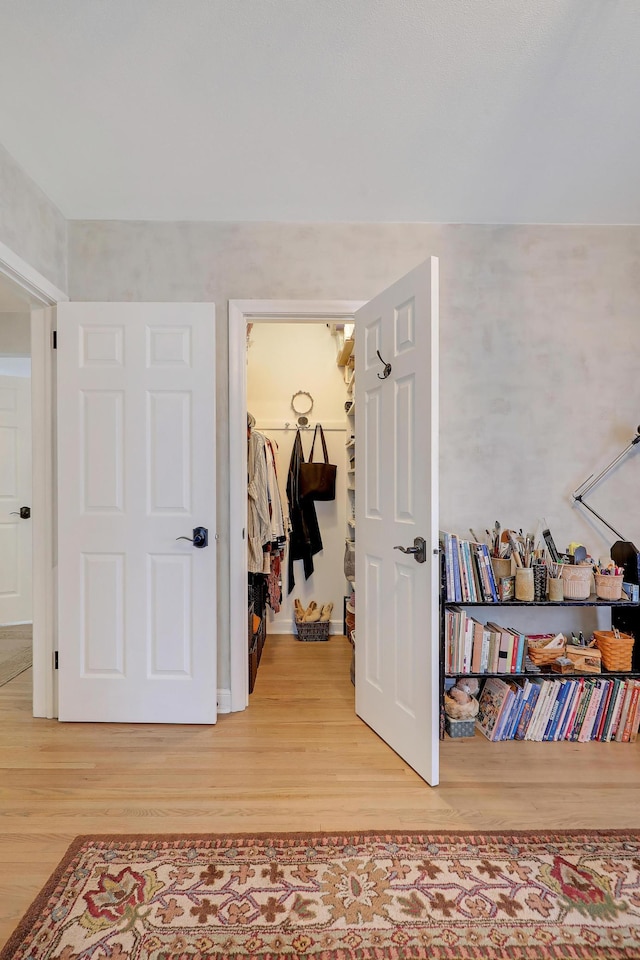 2102 Pinehurst Ave, Saint Paul, MN 55116 - hallway featuring wood finished floors