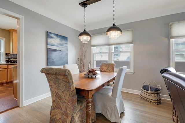 2102 Pinehurst Ave, Saint Paul, MN 55116 - dining room with light wood-style flooring, plenty of natural light, and baseboards