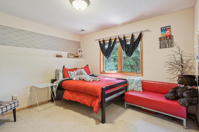 2374 Thrush St, Shakopee, MN 55379 - carpeted bedroom featuring a textured ceiling