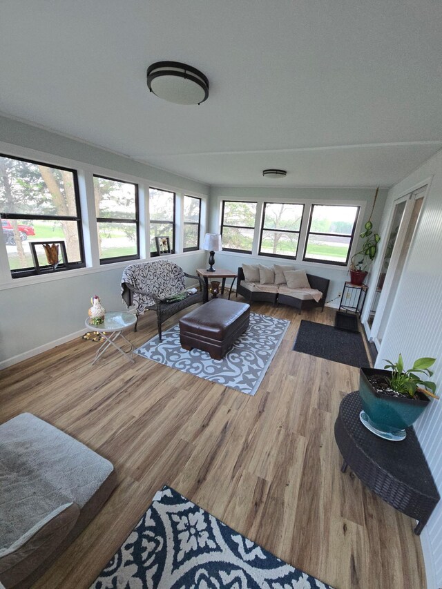 16134 State Highway 1 NE, Thief River Falls, MN 56701 - living area with wood finished floors and baseboards
