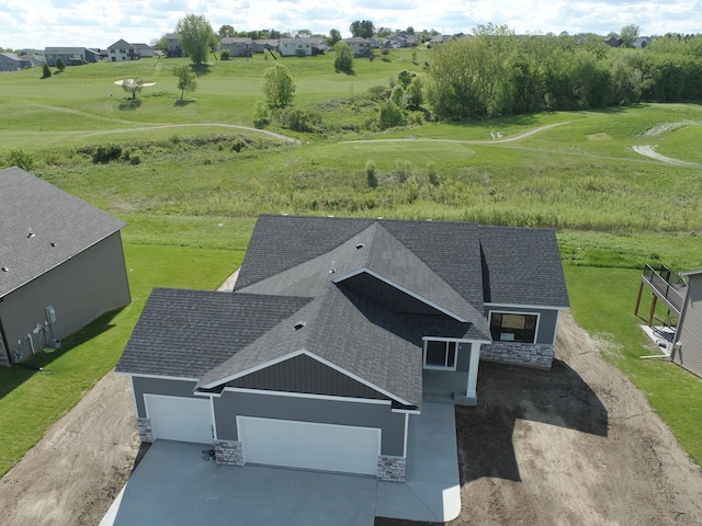 309 Highlands Ave, Zumbrota, MN 55992 - aerial view of property and surrounding area with a golf club