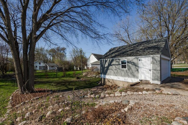 view of outbuilding with an outdoor structure