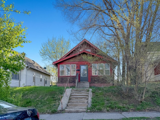 view of bungalow-style house