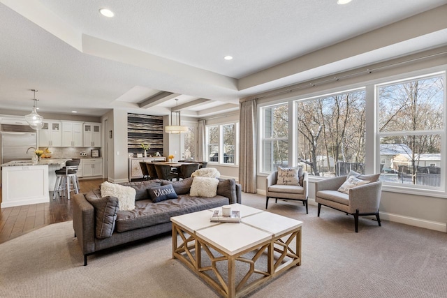 1105 Brown Rd S, Orono, MN 55391 - living area with baseboards and recessed lighting