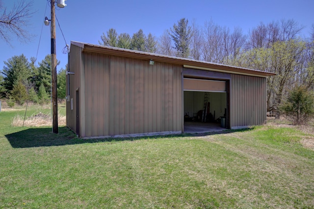 view of outbuilding with an outdoor structure