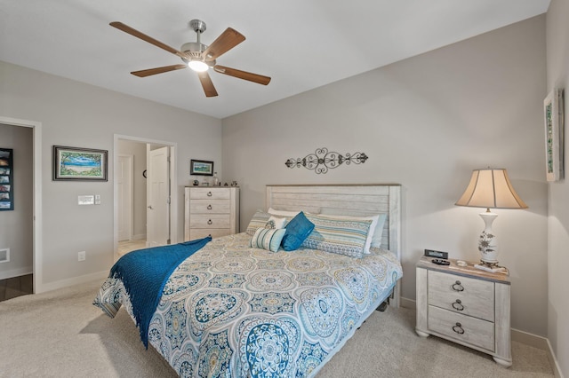 11062 16th St NE, Saint Michael, MN 55376 - carpeted bedroom with baseboards and ceiling fan