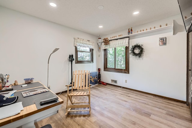 792 Gramsie Rd, Shoreview, MN 55126 - office with light wood-type flooring, recessed lighting, and baseboards