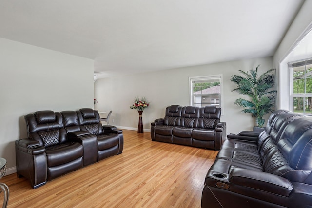 2016 90th St, Bloomington, MN 55431 - living area with light wood-type flooring and baseboards