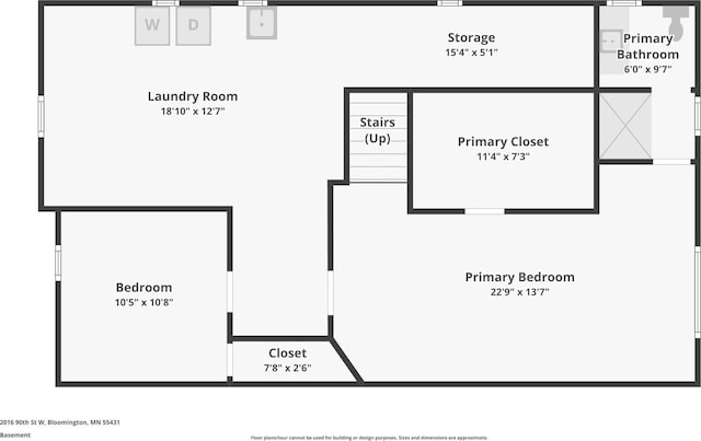 2016 90th St, Bloomington, MN 55431 - home floor plan