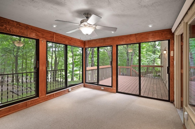 18021 Priory Ln, Minnetonka, MN 55345 - unfurnished sunroom with carpet flooring and a textured ceiling