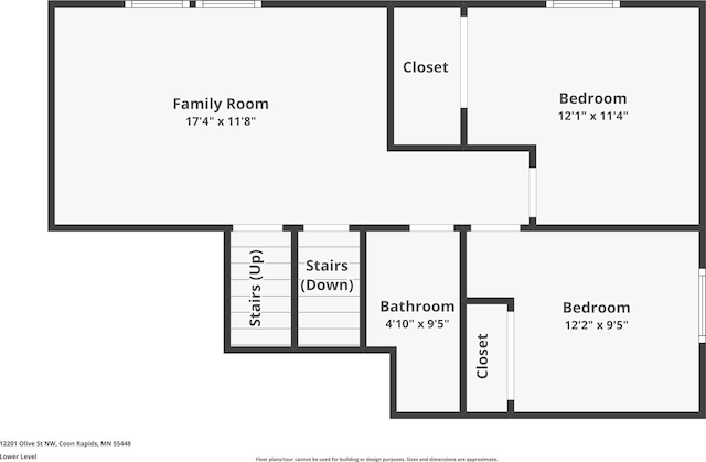 12201 Olive St NW, Coon Rapids, MN 55448 - home floor plan