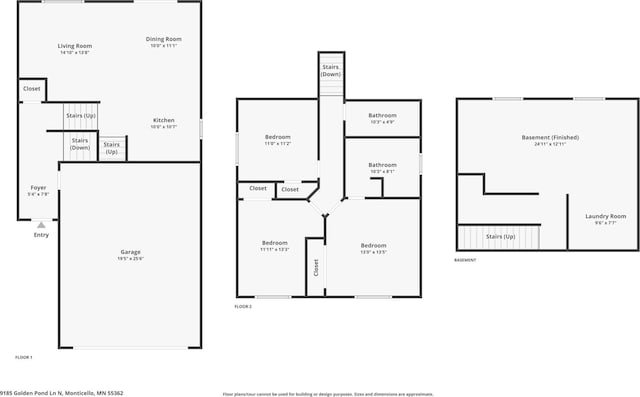 9185 Golden Pond Ln N, Monticello, MN 55362 - home floor plan