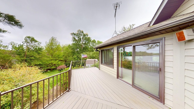 2704 Campus Ln, Albert Lea, MN 56007 - view of wooden deck