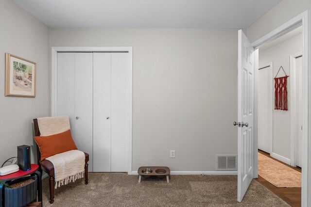 95 Olympic Cir, Chanhassen, MN 55317 - living area featuring carpet flooring and baseboards