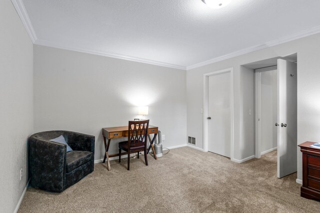 95 Olympic Cir, Chanhassen, MN 55317 - carpeted office space with crown molding and baseboards