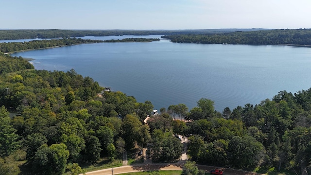 4224 Thunder Lake Lodge Dr NE, Remer, MN 56672 - bird's eye view of a heavily wooded area and a nearby body of water