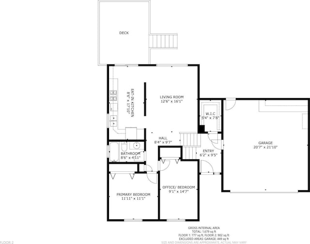 11438 Zea St NW, Coon Rapids, MN 55433 - property floor plan