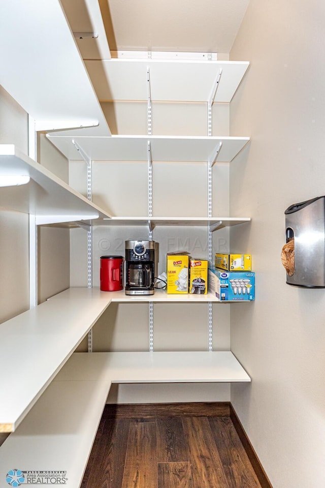 view of pantry