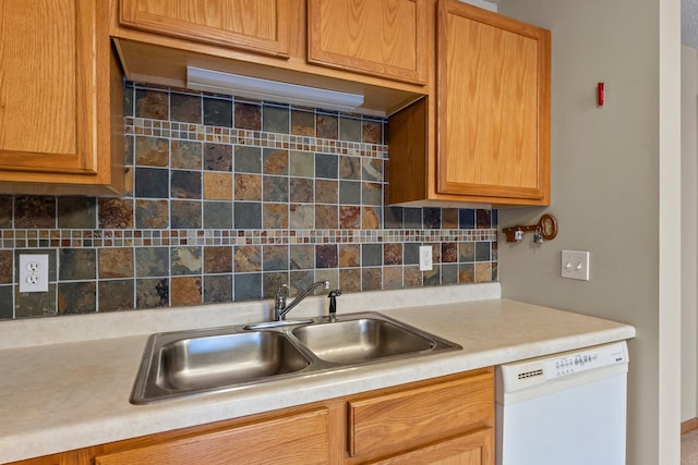 610 Whiskey Rd NW Unit 115, Isanti, MN 55040 - kitchen with dishwasher, light countertops, and tasteful backsplash