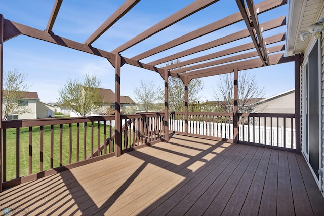 1683 Oakwood Dr, West Fargo, ND 58078 - deck with a pergola and a yard
