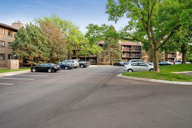 view of uncovered parking lot
