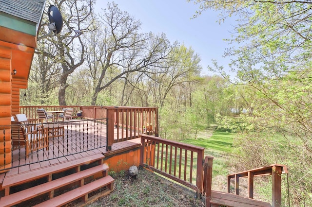 24997 145th Ave, Fort Ripley, MN 56449 - view of deck