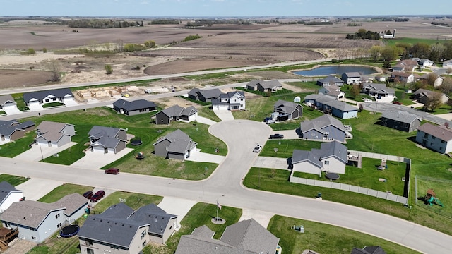 577 Keefe Ct NW, Eyota, MN 55934 - aerial view of property's location with nearby suburban area and a large body of water