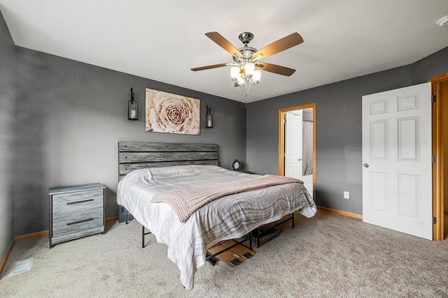 11852 Emery Village Dr N Unit 3302, Champlin, MN 55316 - bedroom with carpet flooring, baseboards, and a ceiling fan