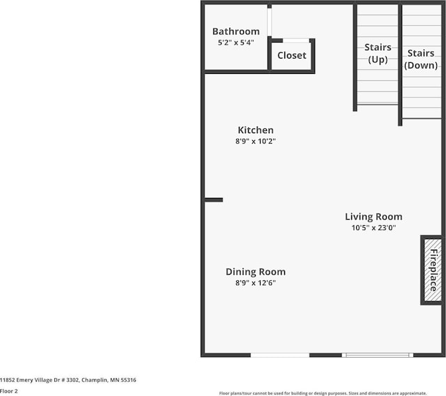 11852 Emery Village Dr N Unit 3302, Champlin, MN 55316 - home floor plan