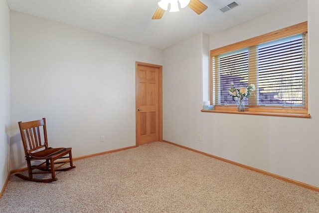 46463 Cambridge Dr, Stanchfield, MN 55080 - unfurnished room with carpet, baseboards, and ceiling fan