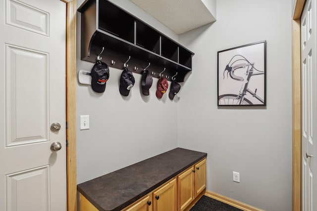 mudroom featuring baseboards